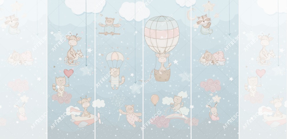 Панно Affresco Сказки ZK637-COL4 2x2,68 м