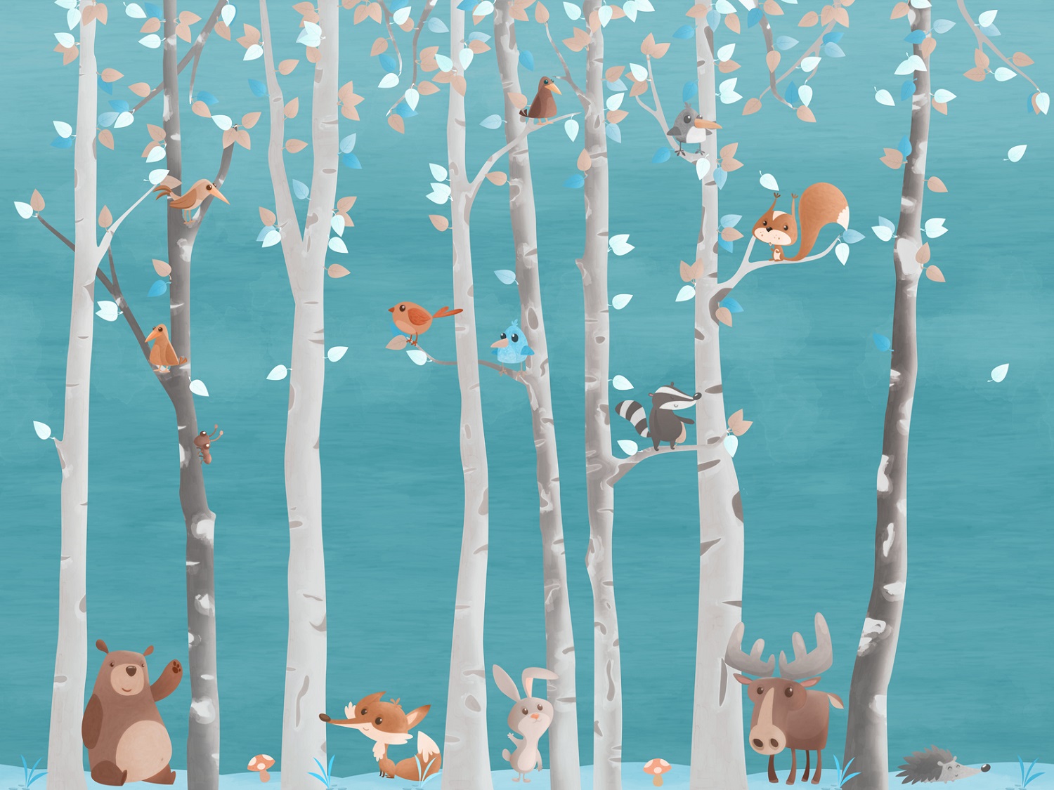 Панно Affresco Сказки ML653-COL1 2x2,68 м