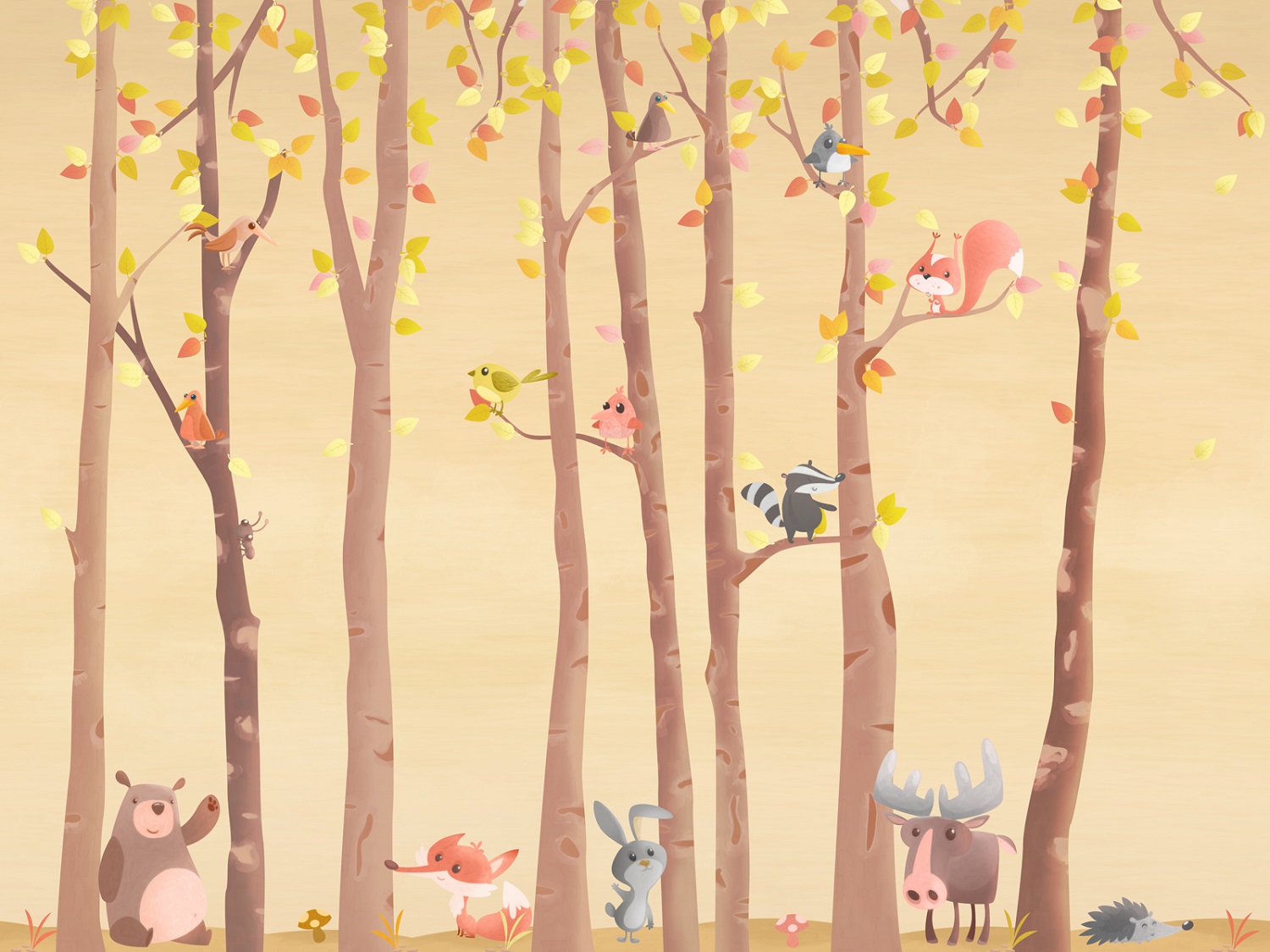 Панно Affresco Сказки ML653-COL2 2x2,68 м Панно Affresco Сказки ML653-COL2 2x2,68 м