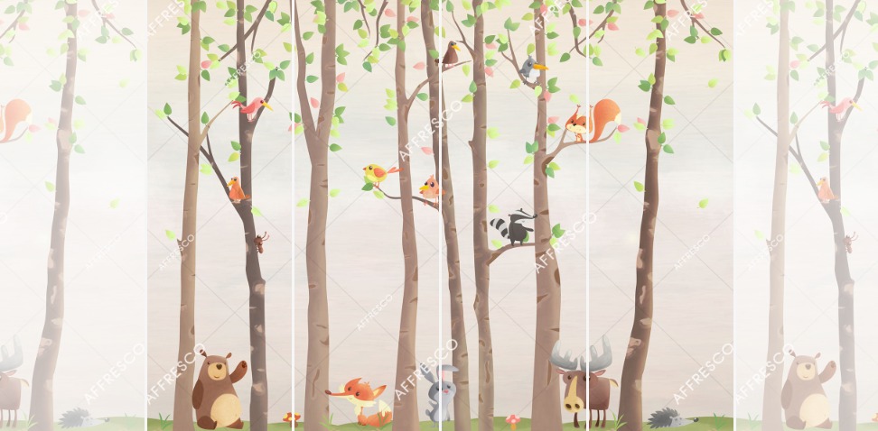 Панно Affresco Сказки ML653-COL3 2x2,68 м