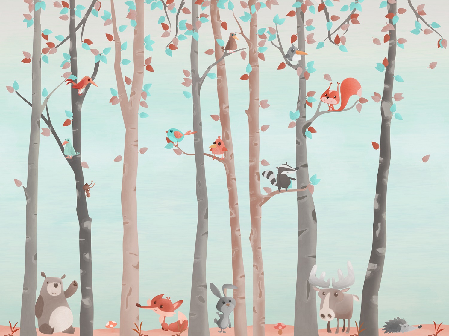 Панно Affresco Сказки ML653-COL4 2x2,68 м