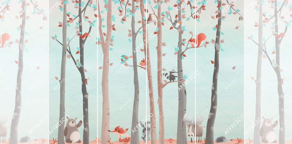 Панно Affresco Сказки ML653-COL4 2x2,68 м