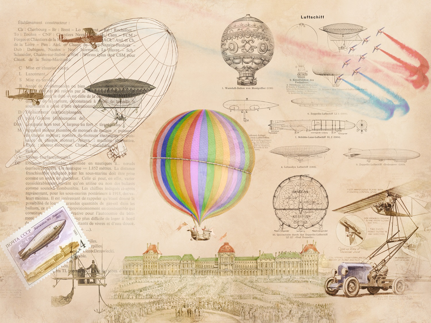 Панно Affresco Сказки AF676-COL1 2x2,68 м