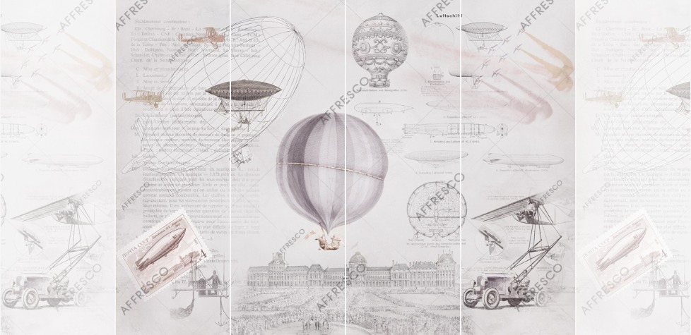 Панно Affresco Сказки AF676-COL3 2x2,68 м