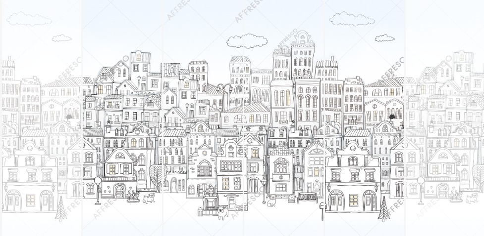 Панно Affresco Сказки ZK605-COL1 2x2,68 м