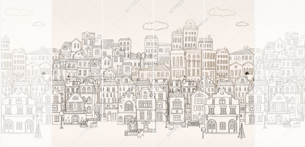 Панно Affresco Сказки ZK605-COL3 2x2,68 м