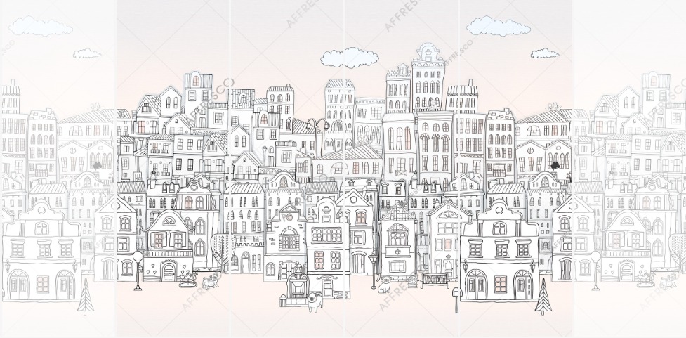 Панно Affresco Сказки ZK605-COL4 2x2,68 м