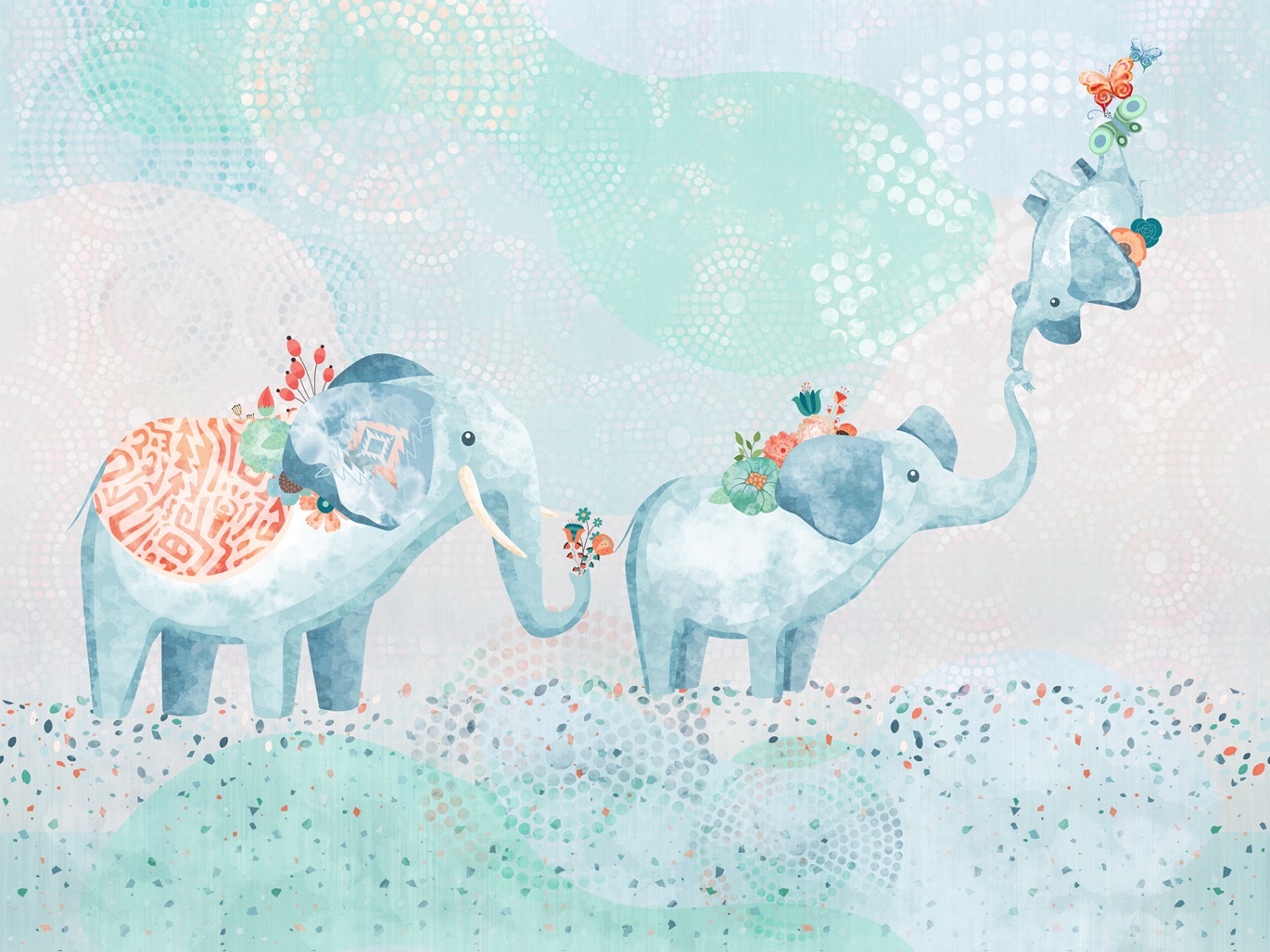 Панно Affresco Сказки ML654-COL3 2x2,68 м