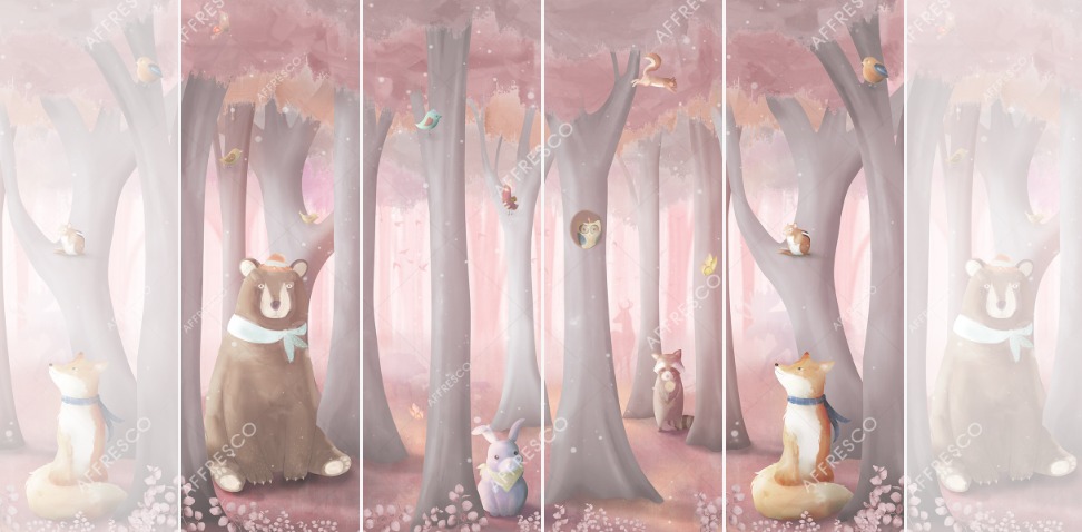 Панно Affresco Сказки ID632-COL1 2x2,68 м