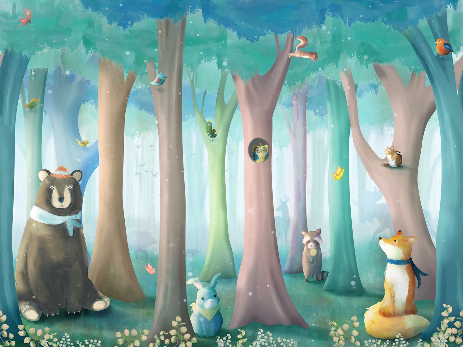 Панно Affresco Сказки ID632-COL2 2x2,68 м