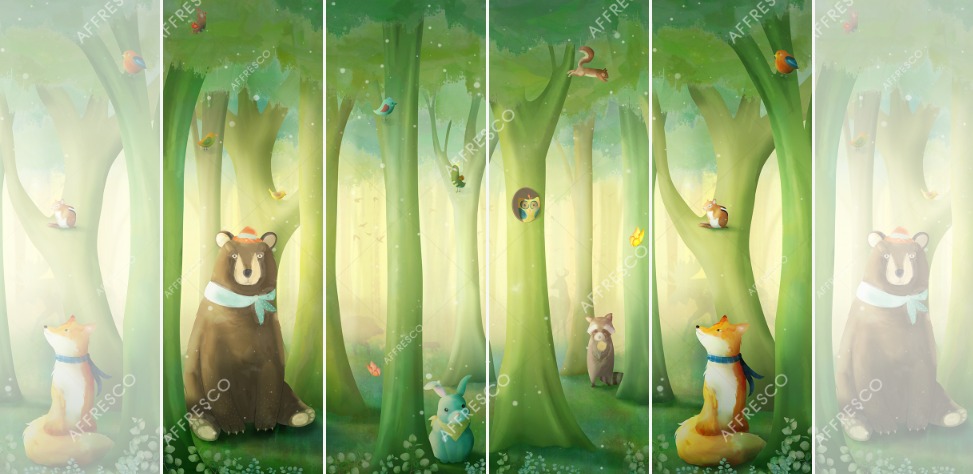 Панно Affresco Сказки ID632-COL3 2x2,68 м