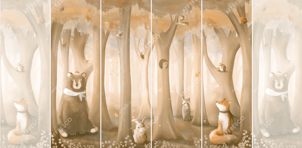 Панно Affresco Сказки ID632-COL4 2x2,68 м