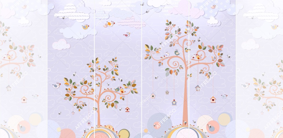 Панно Affresco Сказки AH651-COL3 2x2,68 м