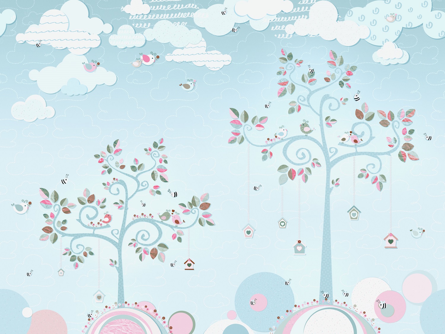 Панно Affresco Сказки AH651-COL4 2x2,68 м