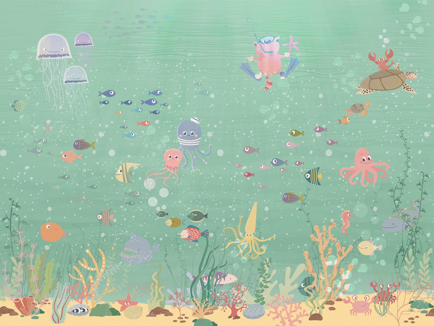 Панно Affresco Сказки ZK639-COL1 2x2,68 м