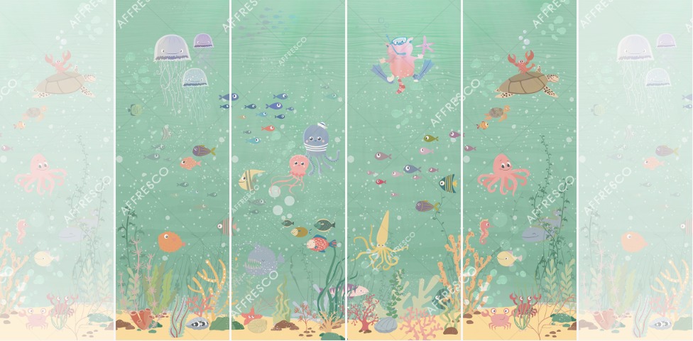 Панно Affresco Сказки ZK639-COL1 2x2,68 м