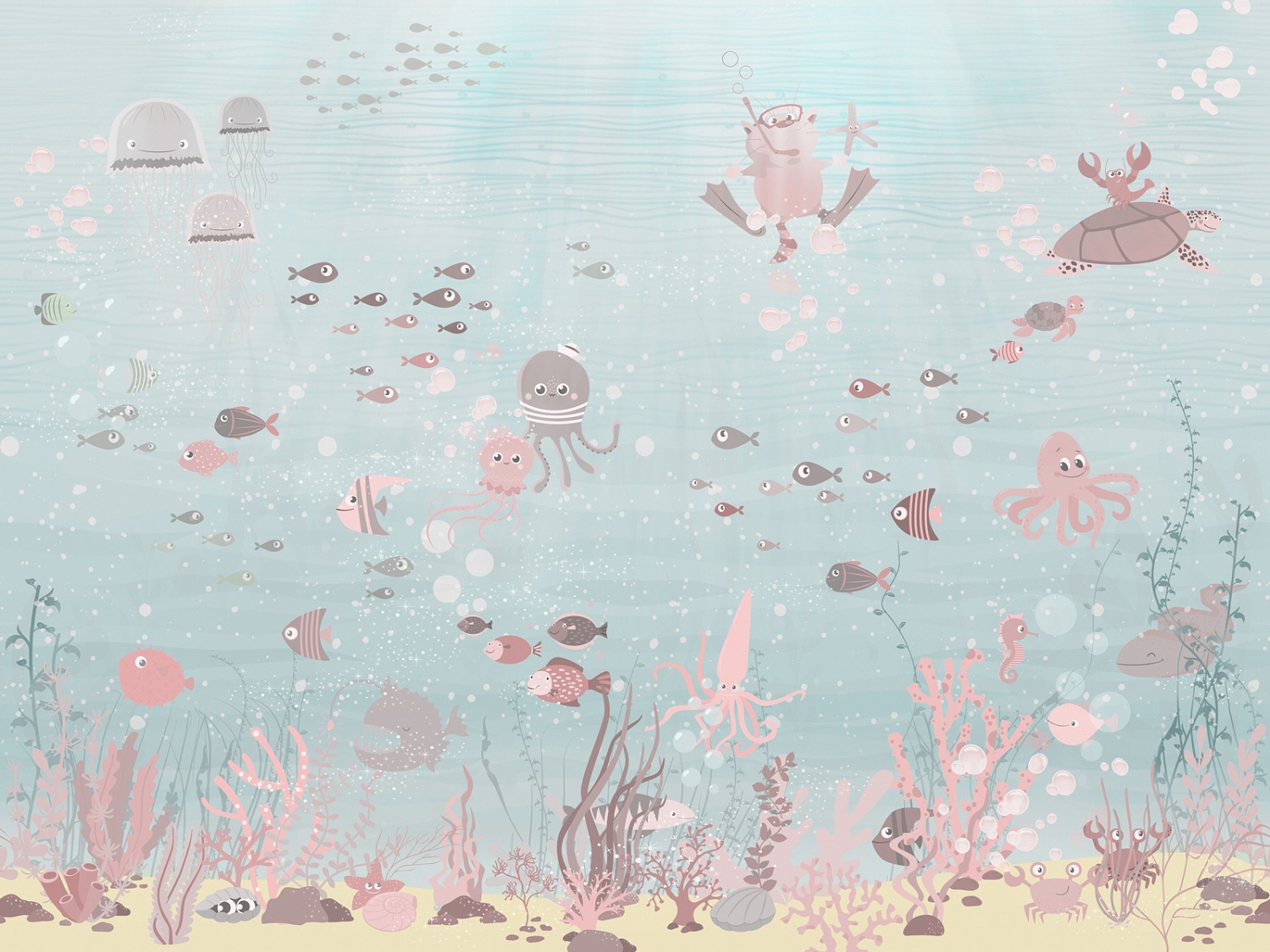 Панно Affresco Сказки ZK639-COL2 2x2,68 м