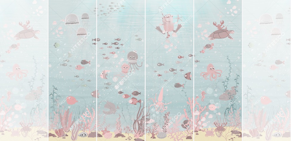 Панно Affresco Сказки ZK639-COL2 2x2,68 м