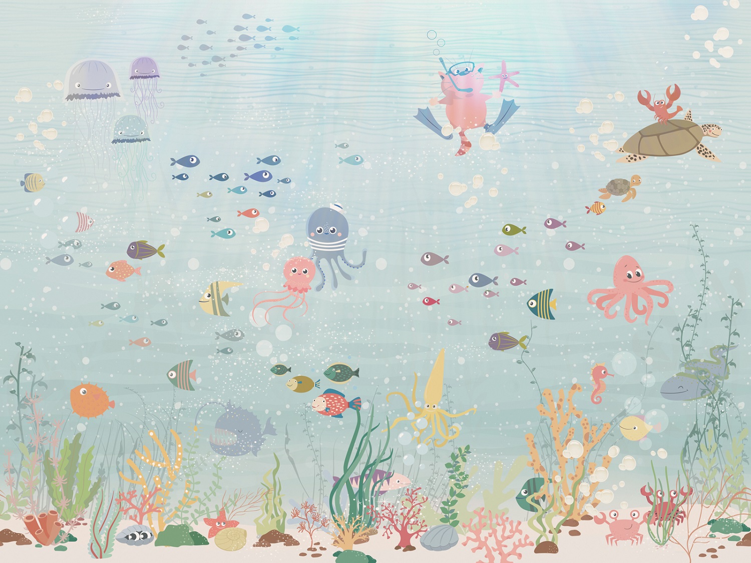 Панно Affresco Сказки ZK639-COL3 2x2,68 м