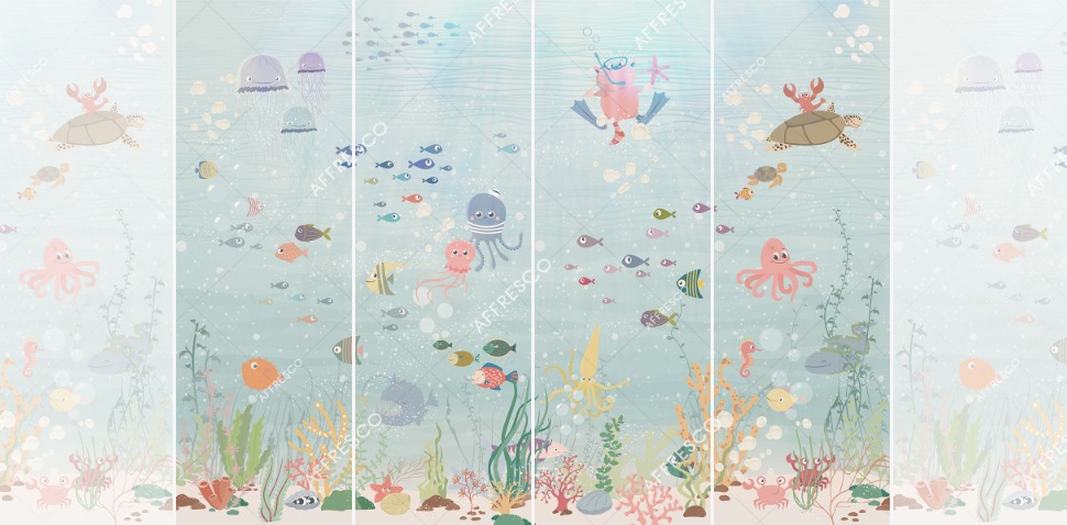 Панно Affresco Сказки ZK639-COL3 2x2,68 м