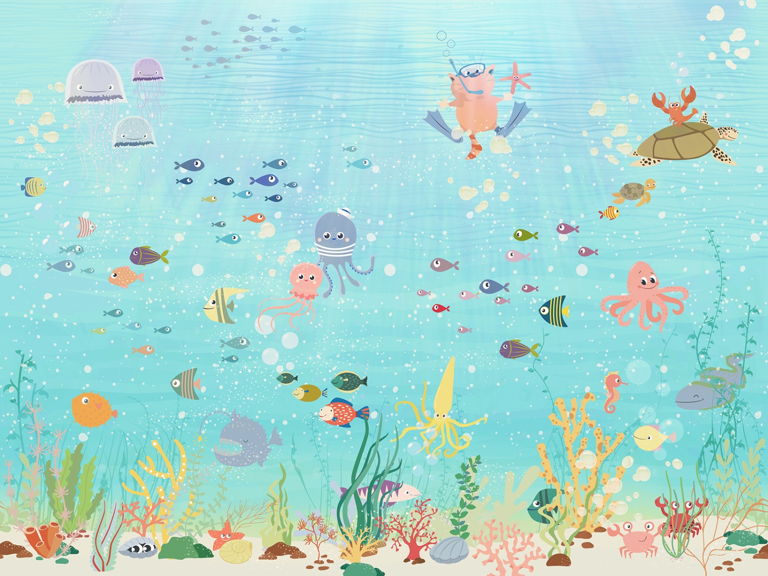 Панно Affresco Сказки ZK639-COL4 2x2,68 м