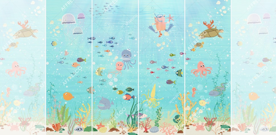 Панно Affresco Сказки ZK639-COL4 2x2,68 м