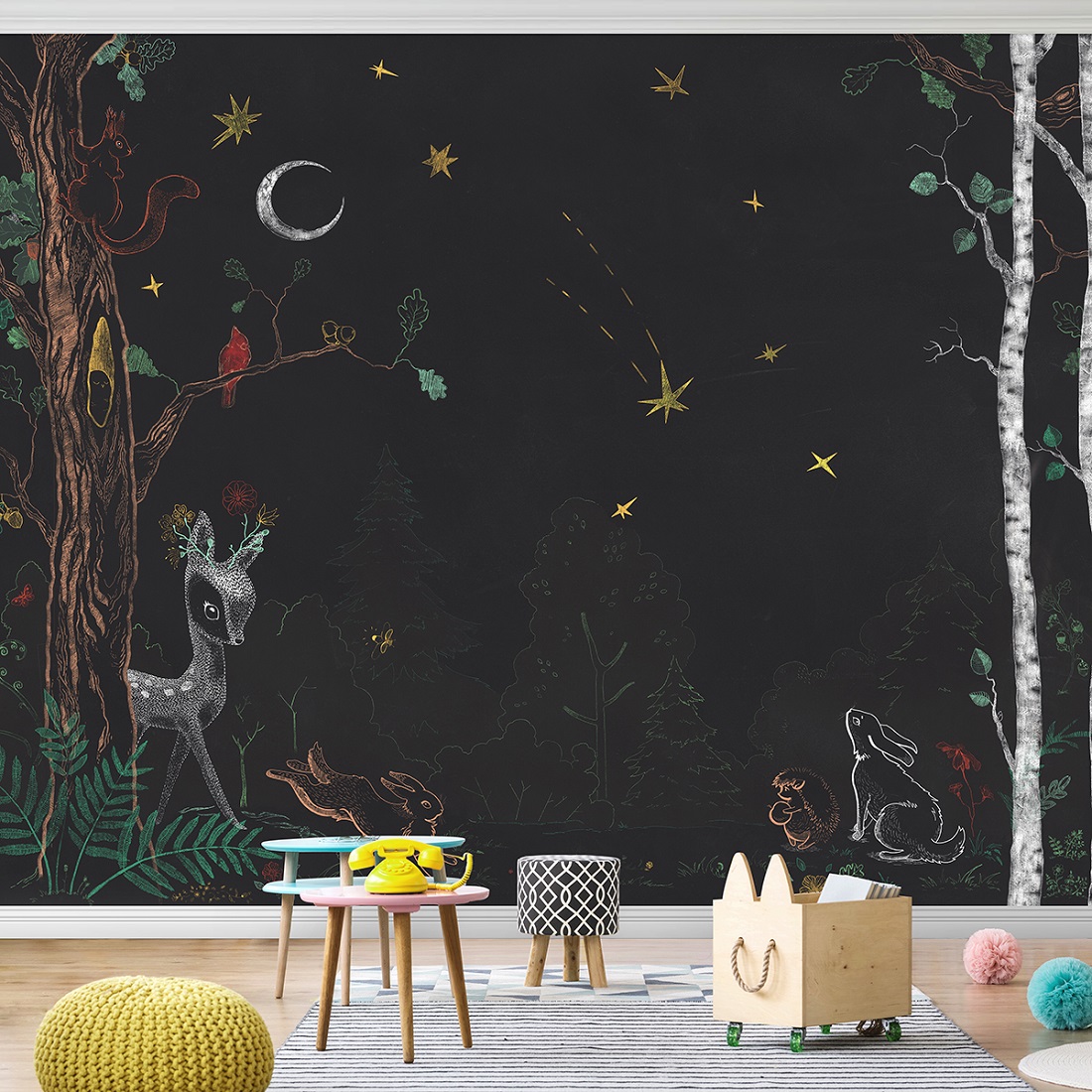 Панно Affresco Сказки OF622-COL1 2x2,68 м фото в интерьере