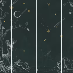 Панно Affresco Сказки OF622-COL2 2x2,68 м