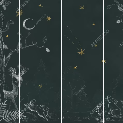 Панно Affresco Сказки OF622-COL2 2x2,68 м