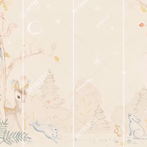 Панно Affresco Сказки OF622-COL4 2x2,68 м