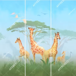 Панно Affresco Сказки OF601-COL4 2x2,01 м