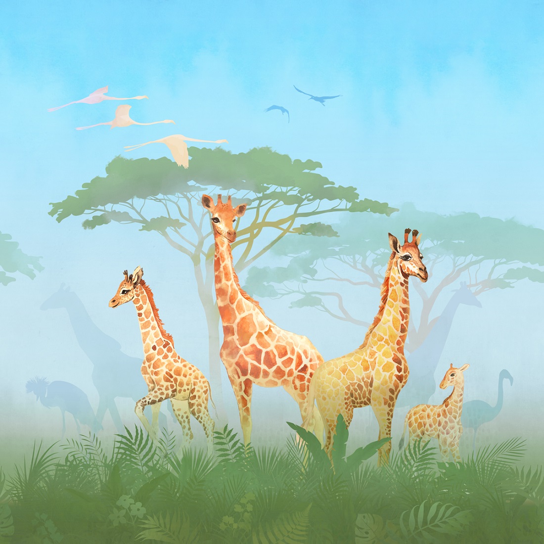 Панно Affresco Сказки OF601-COL4 2x2,01 м