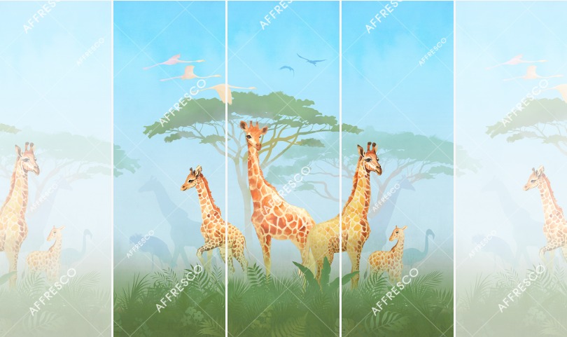 Панно Affresco Сказки OF601-COL4 2x2,01 м