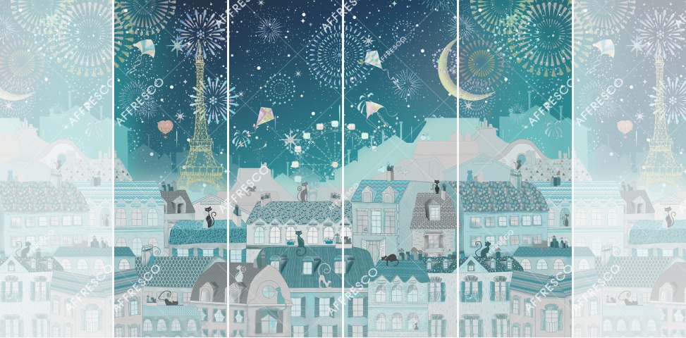 Панно Affresco Сказки ZK692-COL3 2x2,68 м