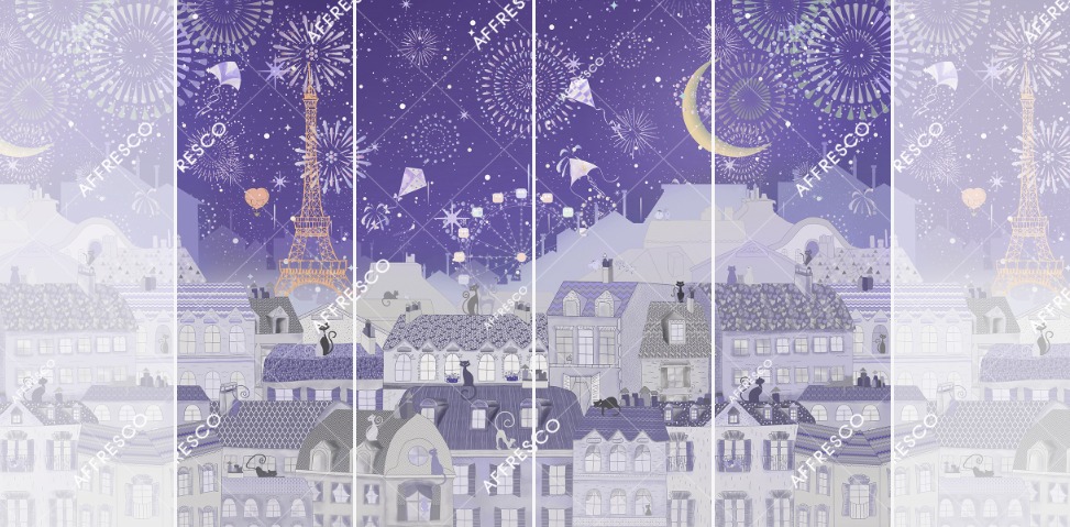 Панно Affresco Сказки ZK692-COL4 2x2,68 м