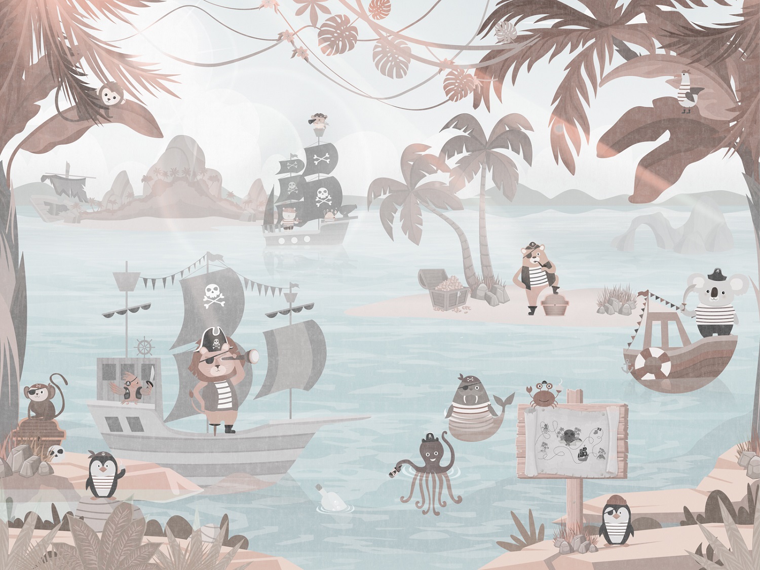 Панно Affresco Сказки ZK645-COL2 2x2,68 м