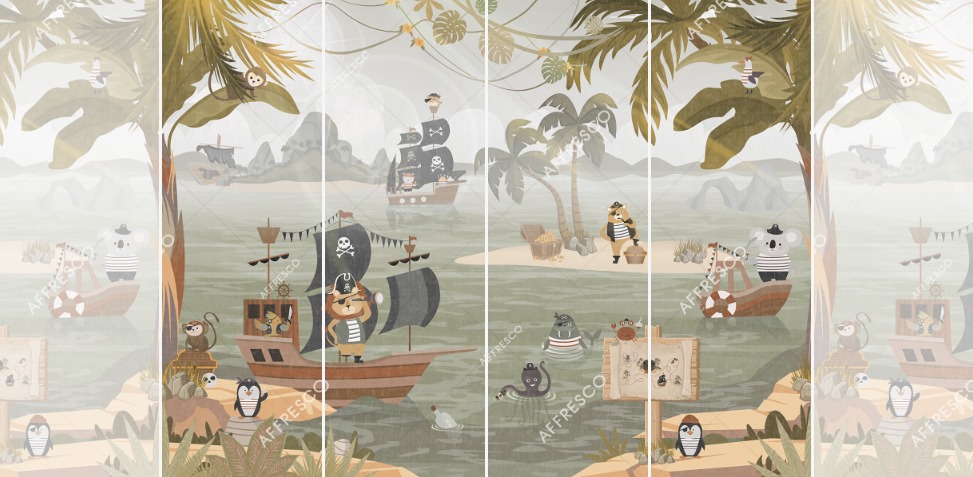 Панно Affresco Сказки ZK645-COL3 2x2,68 м