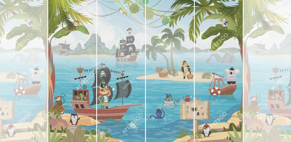 Панно Affresco Сказки ZK645-COL4 2x2,68 м