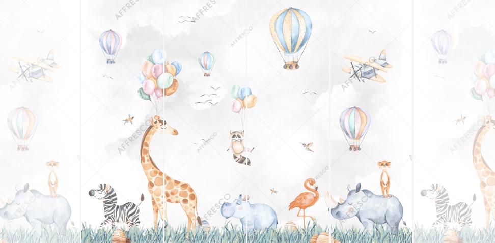 Панно Affresco Сказки DP621-COL1 2x2,68 м