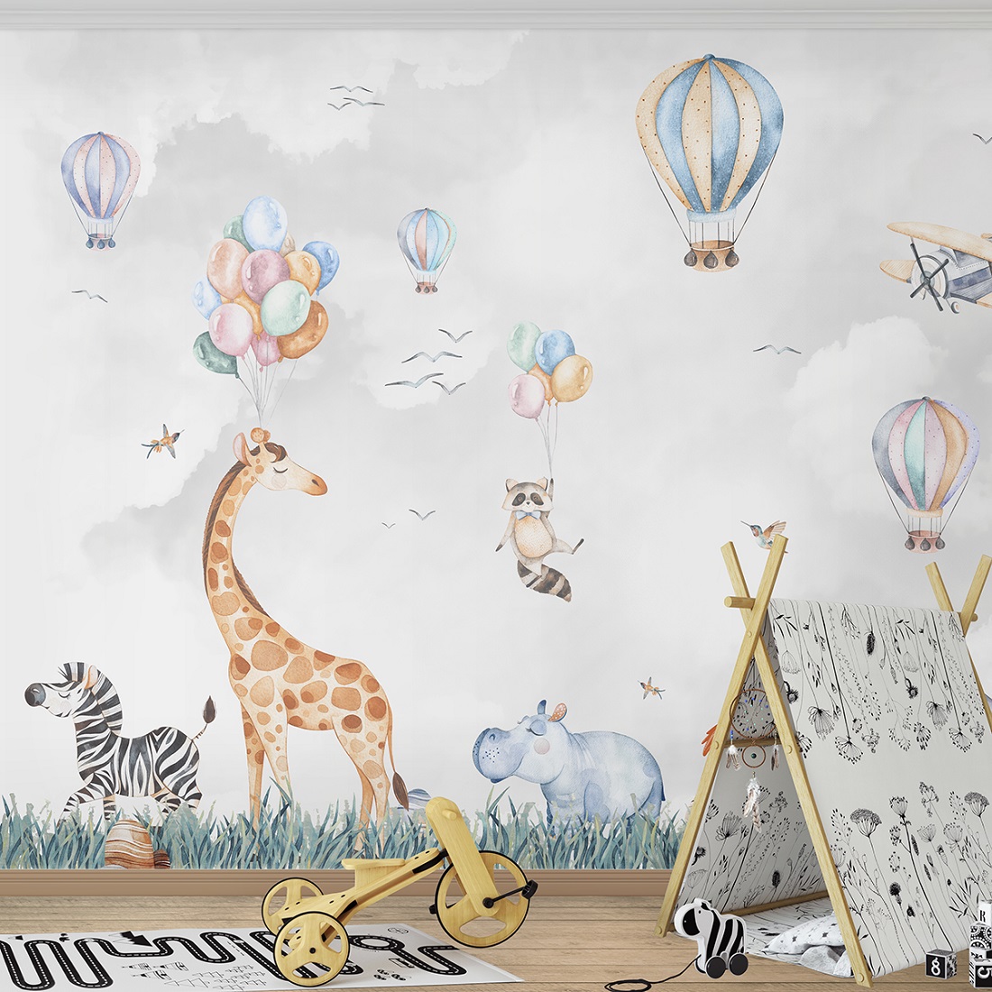 Панно Affresco Сказки DP621-COL1 2x2,68 м фото в интерьере