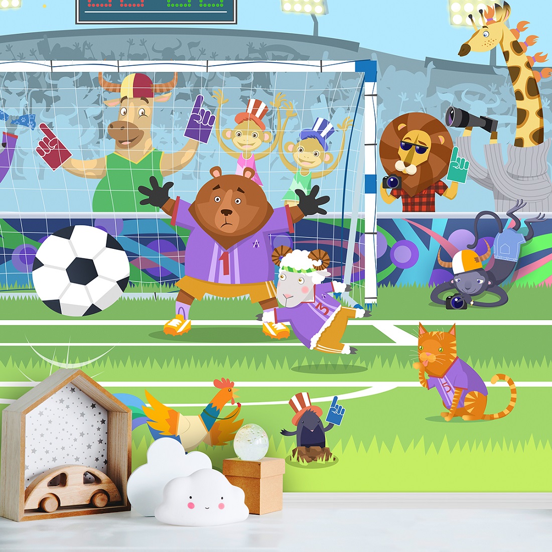 Панно Affresco Сказки IL638-COL3 2x2,68 м фото в интерьере