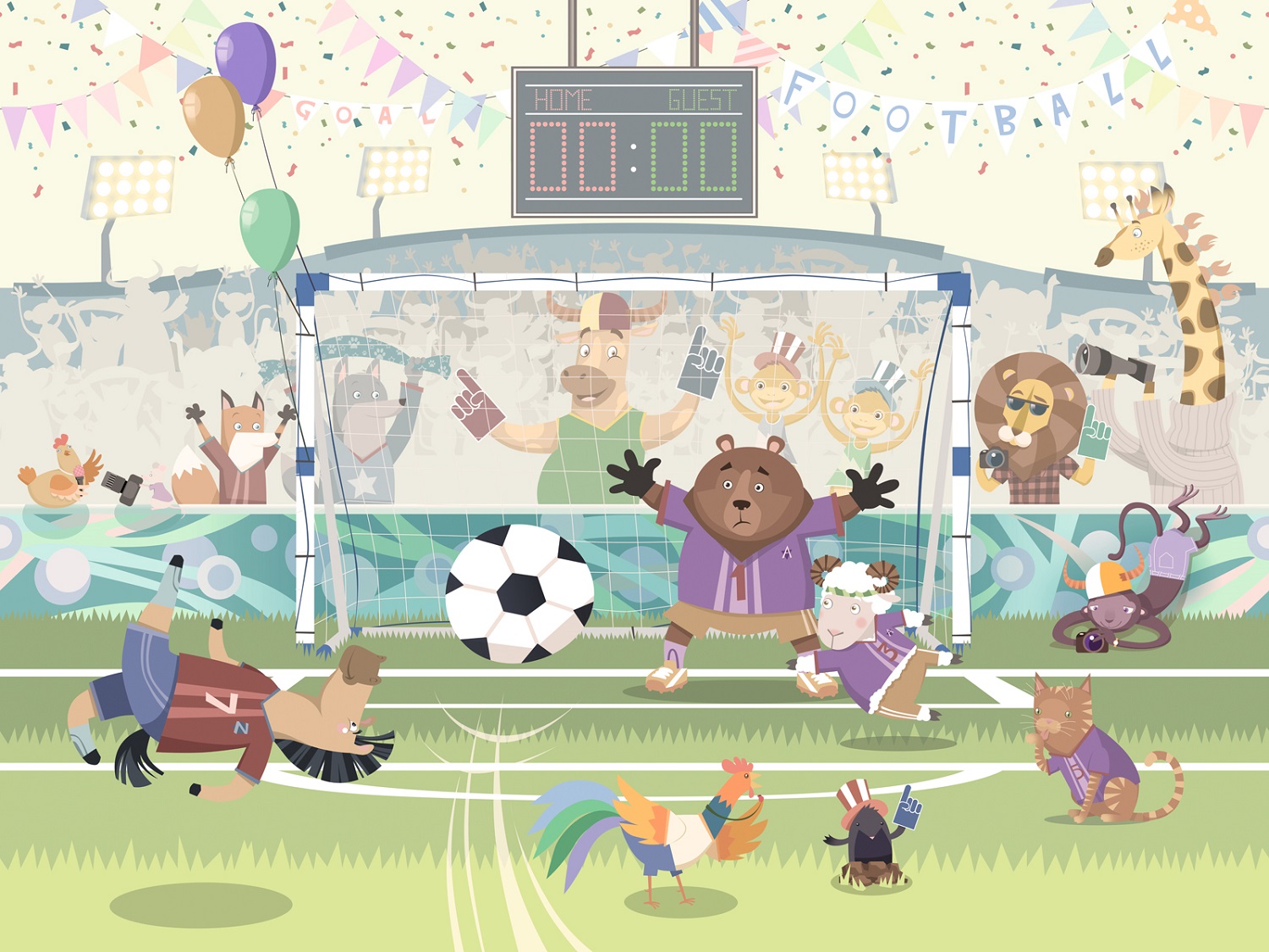 Панно Affresco Сказки IL638-COL4 2x2,68 м