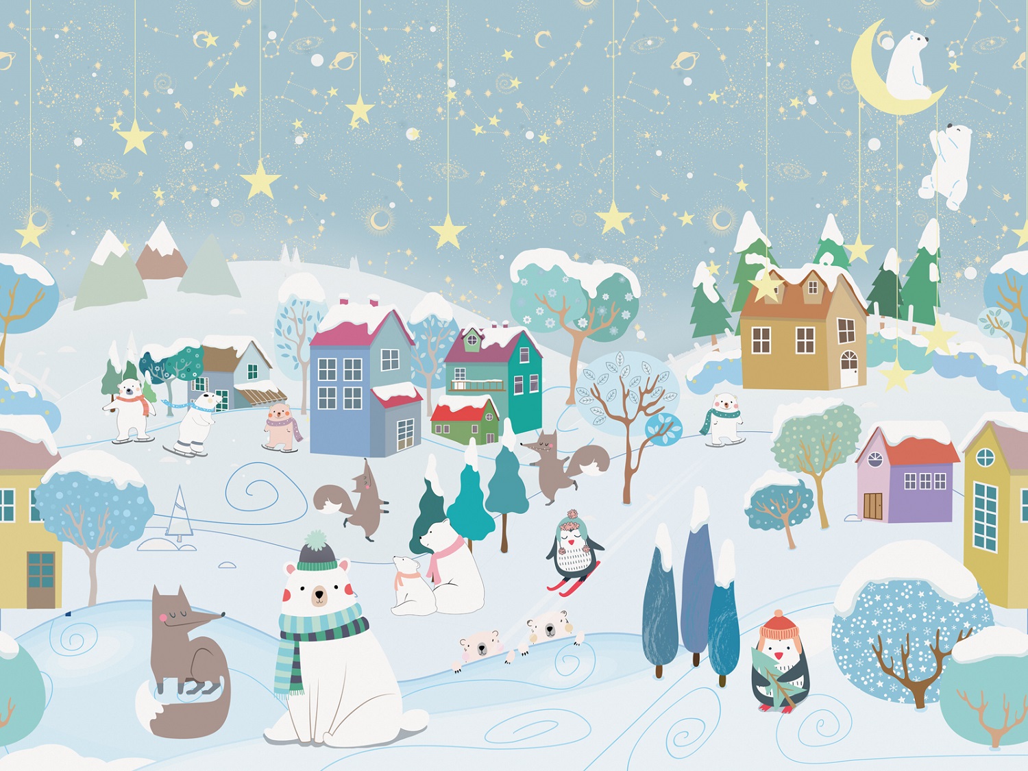 Панно Affresco Сказки ZK608-COL1 2x2,68 м