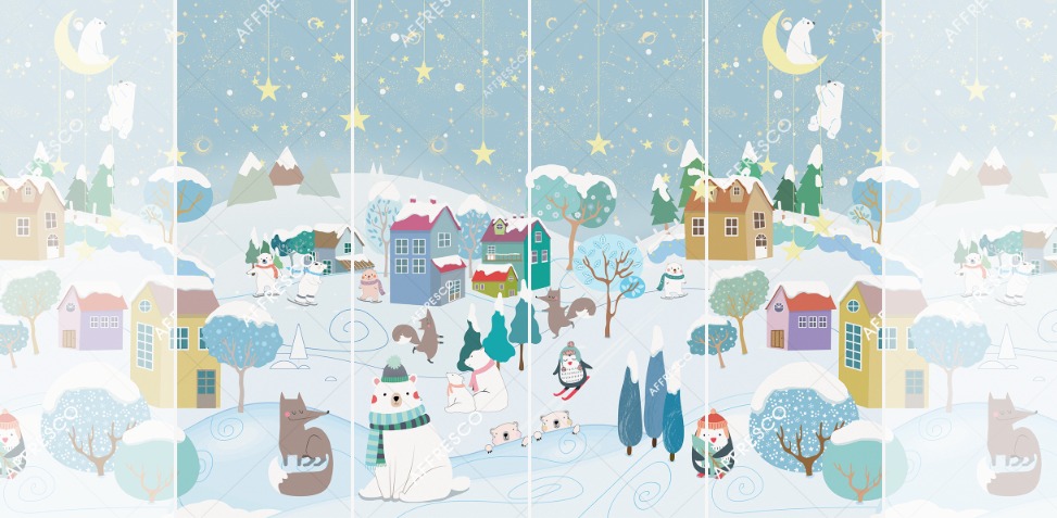 Панно Affresco Сказки ZK608-COL1 2x2,68 м