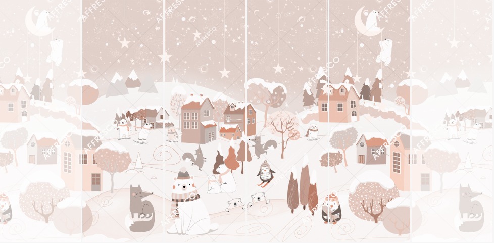 Панно Affresco Сказки ZK608-COL2 2x2,68 м