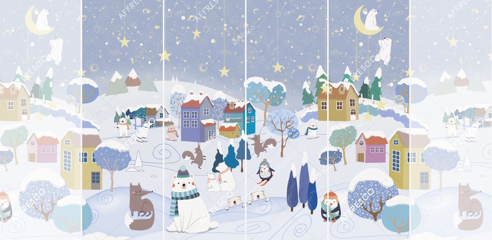 Панно Affresco Сказки ZK608-COL3 2x2,68 м