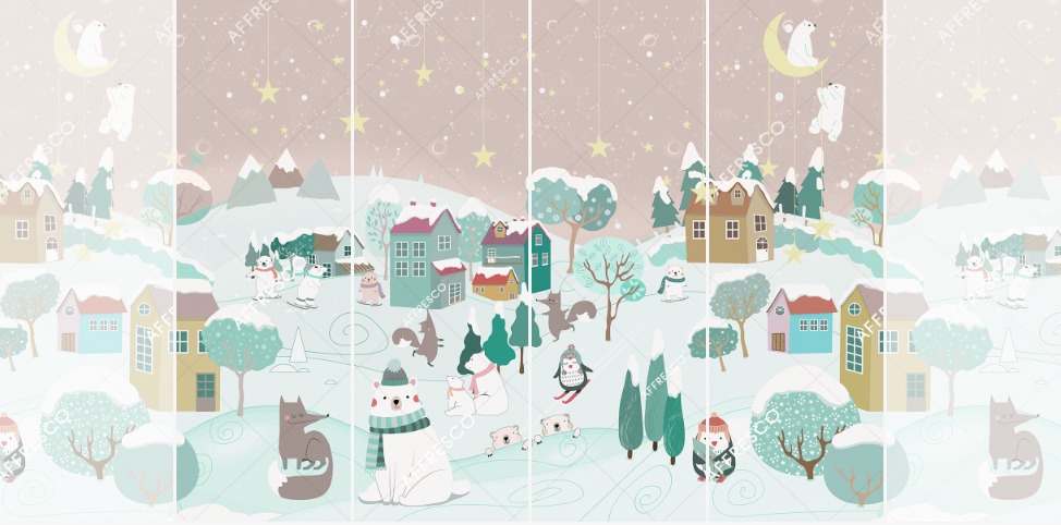 Панно Affresco Сказки ZK608-COL4 2x2,68 м