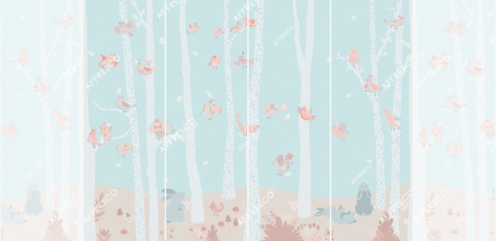 Панно Affresco Сказки ZK650-COL3 2x2,68 м