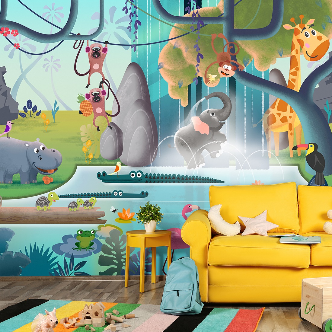 Панно Affresco Сказки DR609-COL1 2x2,68 м фото в интерьере