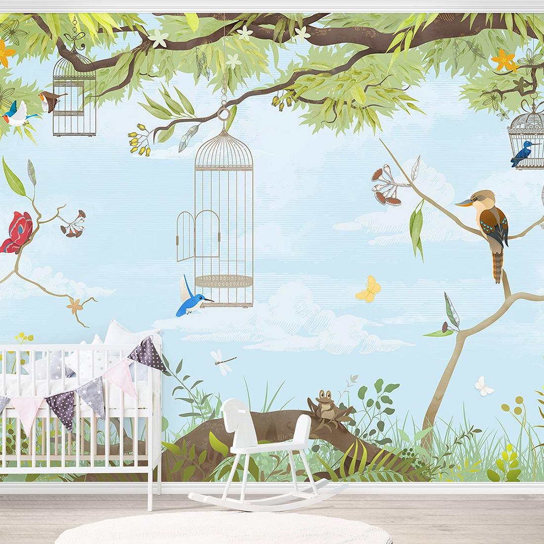 Панно Affresco Сказки OF630-COL1 2x2,68 м фото в интерьере